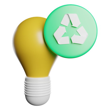 Recycle Idea  3D Icon