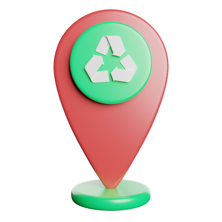 Recycle Location  3D Icon