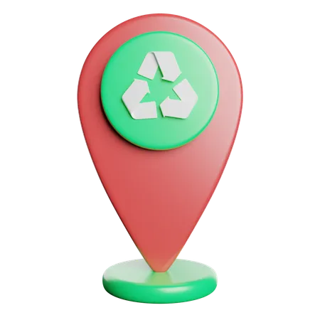 Recycle Location  3D Icon