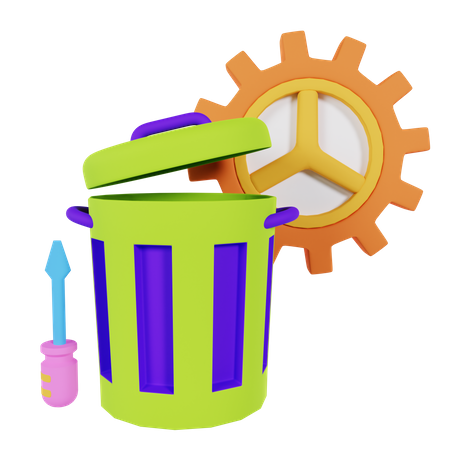 Recycle Management  3D Icon