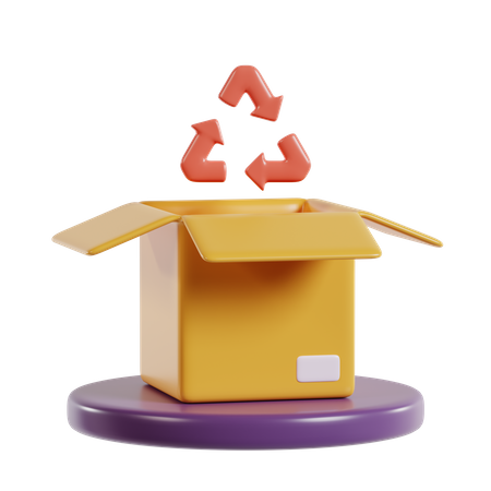 Recycle Package  3D Icon