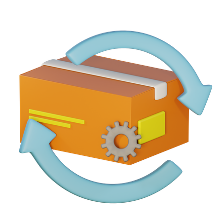 Recycle Package  3D Icon