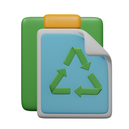 Recycle Paper  3D Icon
