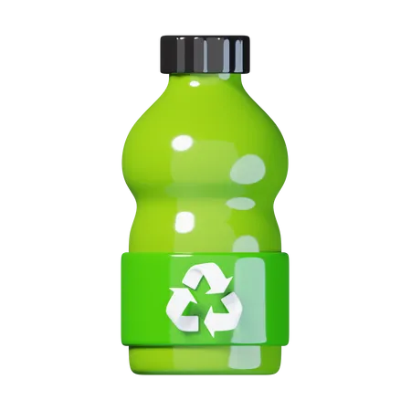 Recycle Plastic Bottle  3D Icon