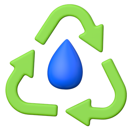 Recycle Plastic Bottle  3D Icon