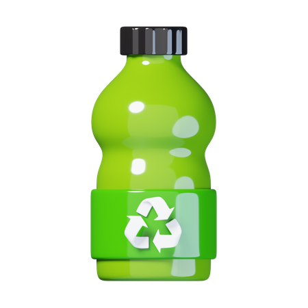 Recycle Plastic Bottle  3D Icon