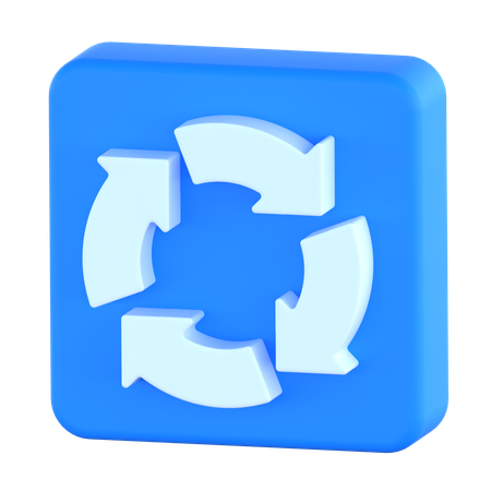 재활용 표지판  3D Icon