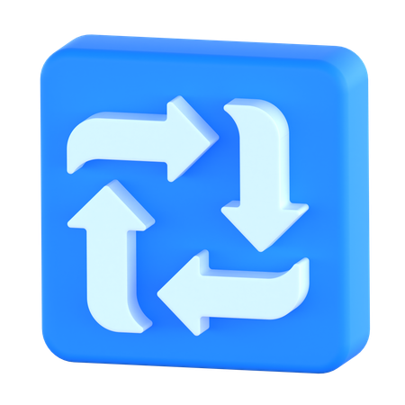 재활용 표지판  3D Icon