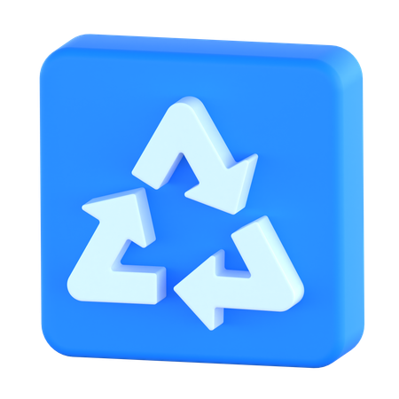 재활용 표지판  3D Icon