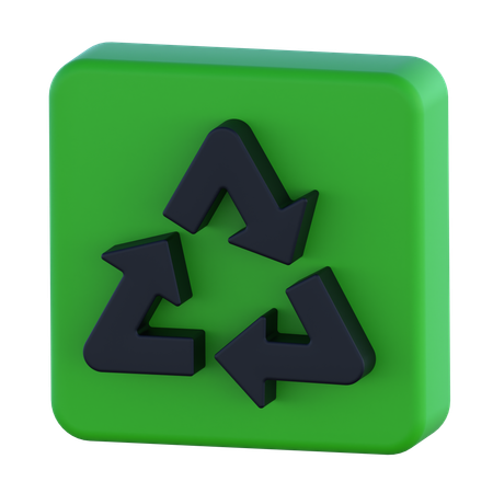 재활용 표지판  3D Icon