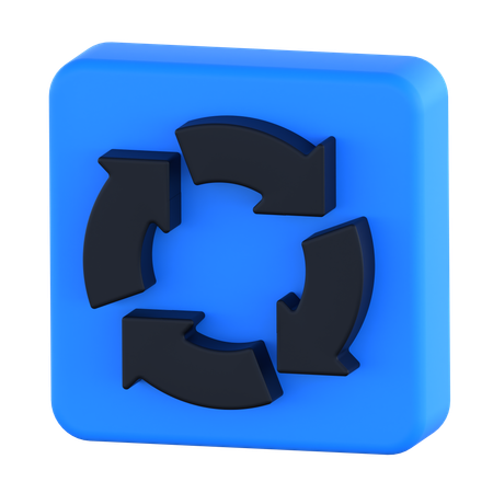 재활용 표지판  3D Icon