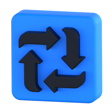재활용 표지판  3D Icon