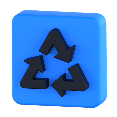 재활용 표지판  3D Icon
