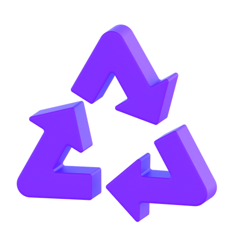 재활용 표지판  3D Icon
