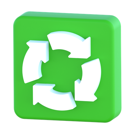 재활용 표지판  3D Icon