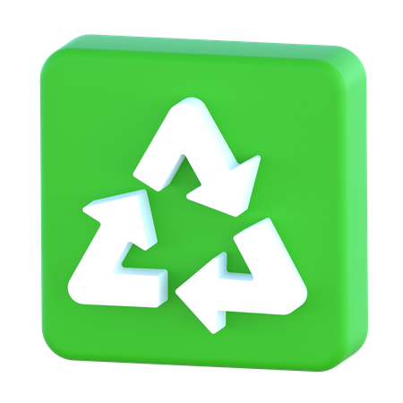 재활용 표지판  3D Icon