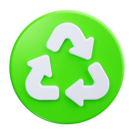 Recycle Sign  3D Icon