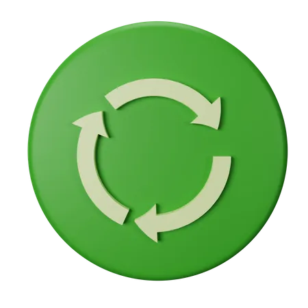 Recycle Sign  3D Icon