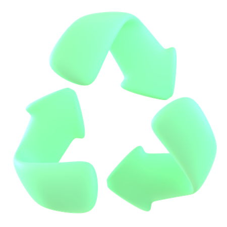 Recycle Sign 3D Icon