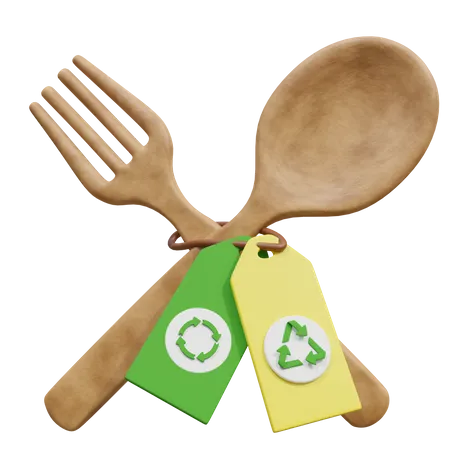 Recycle Spoon  3D Icon