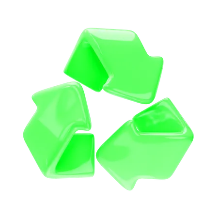 Recycle Symbol 3D Icon