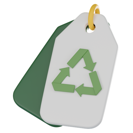 Recycle Tag  3D Icon
