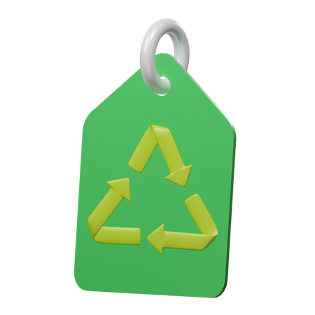 Recycle Tag  3D Icon