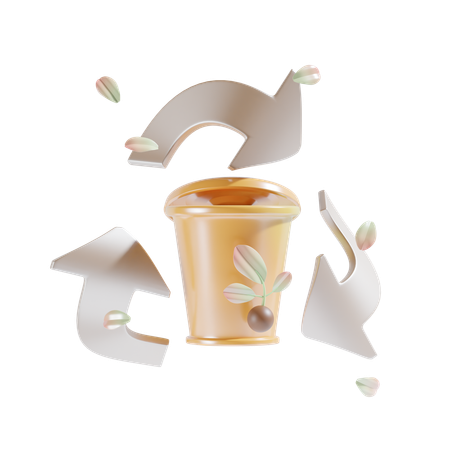Recycle Waste  3D Icon