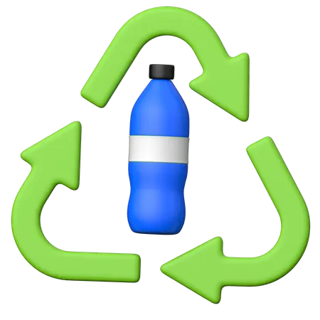 Recycle Water  3D Icon