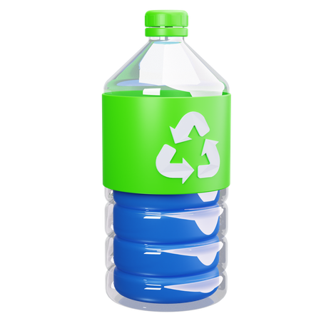 Recycled Bottle  3D Icon