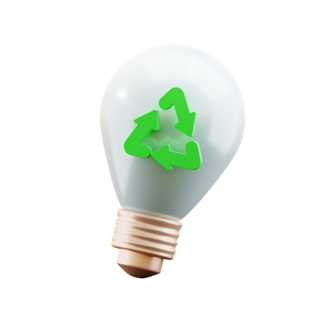 Recycled energy  3D Icon