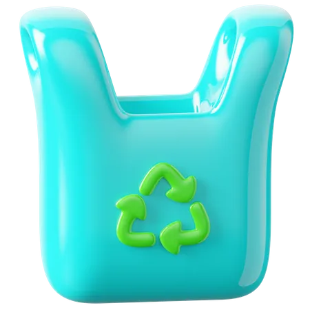 Recycled plastic  3D Icon