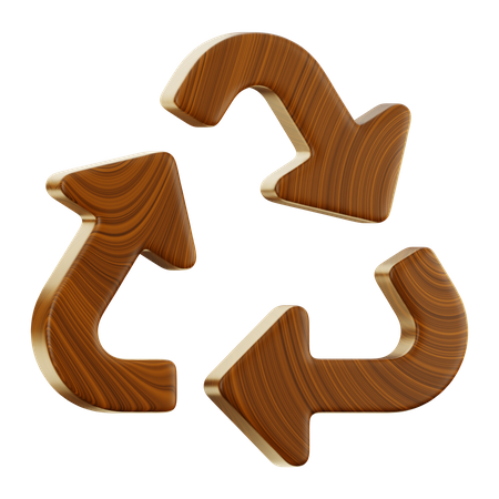 Flèche de recyclage  3D Icon