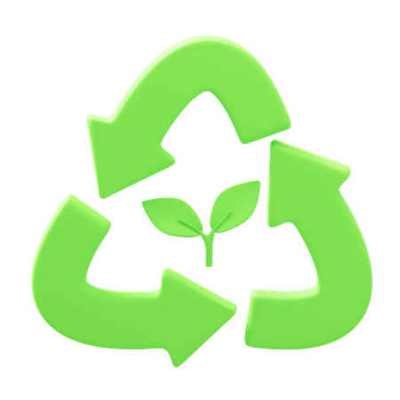 Recycler l'énergie  3D Icon