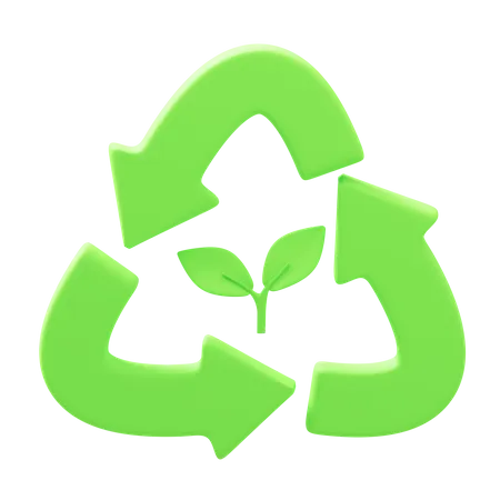 Recycler l'énergie  3D Icon