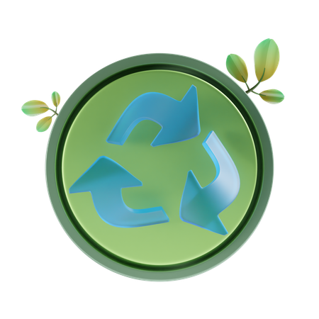 Recycler les déchets  3D Icon