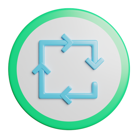 Recycling  3D Icon