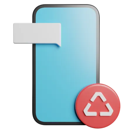Recycling Environment Garbage 3D Icon