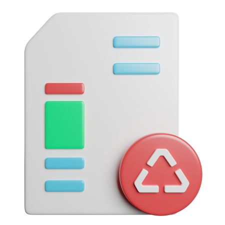 Recycling  3D Icon