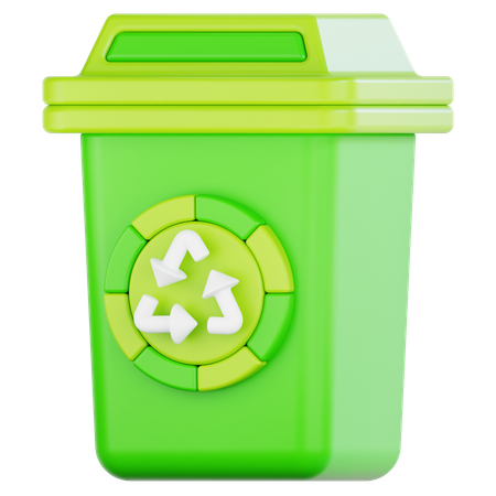 Recycling Bin  3D Icon