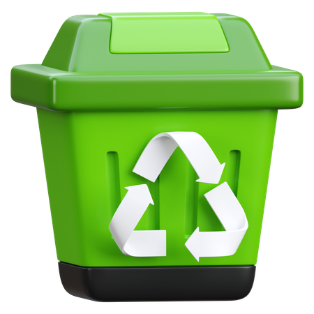 Recycling Bin  3D Icon