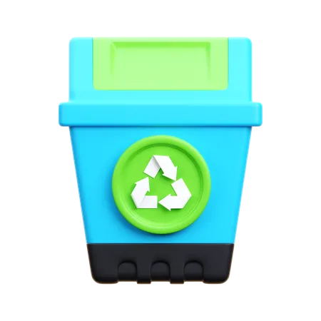 Recycling Bin  3D Icon