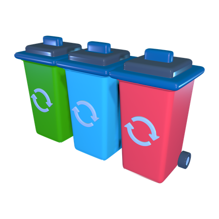 Recycling Bin  3D Icon