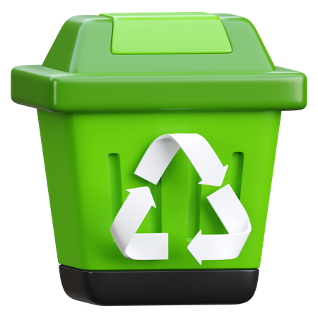 Recycling Bin  3D Icon