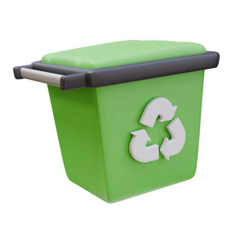 Recycling Bin  3D Icon