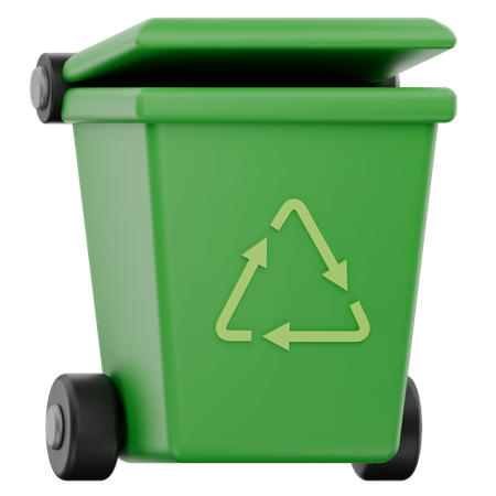 Recycling Bin  3D Icon