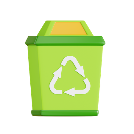 Recycling Bin  3D Icon