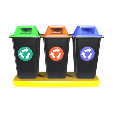 Recycling Bin  3D Icon