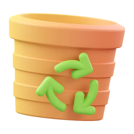 Recycling Bin  3D Icon