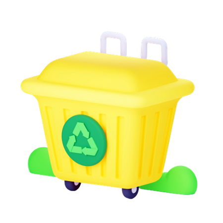 Recycling Bin  3D Icon